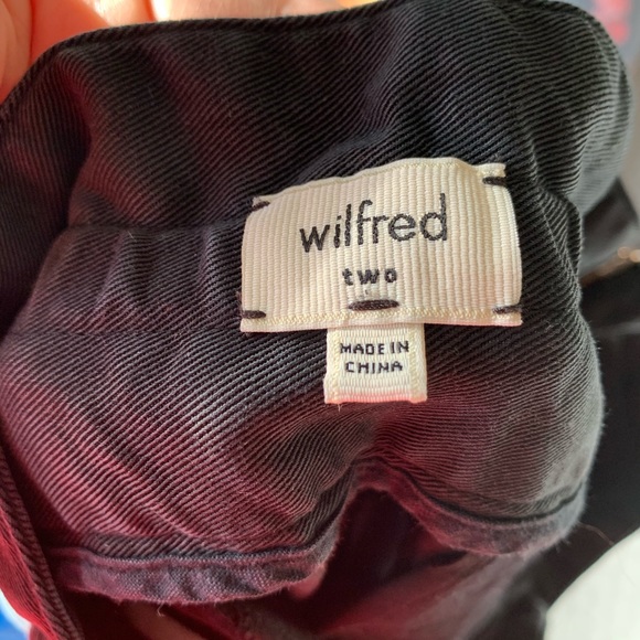 Aritzia Wilfred Casbah Paperbag Pants Black Zipper - Picture 8 of 8